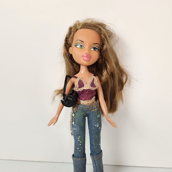 Bratz Funk Out Fianna Doll Vintage Y2K Clothes Outfit Purse Shoes Parts Project - Picture 10 of 10
